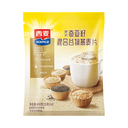 西麦奇亚籽混合谷物燕麦片:轻体营养的完美选择